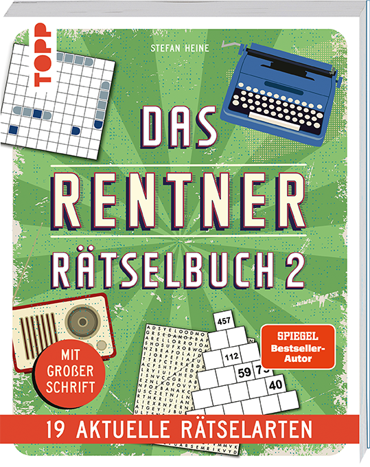 Das Renter-Rätselbuch 2 – 19 aktive Rätselarten